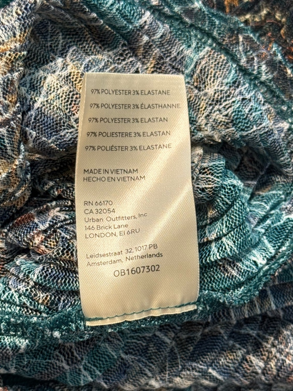 Free People My Best Top Sheer Paisley Tunic size XL - Picture 9 of 11